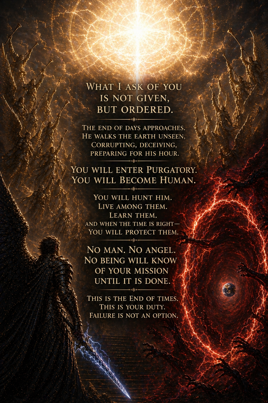 The silence after — heaven sealed, the trial moving to earth